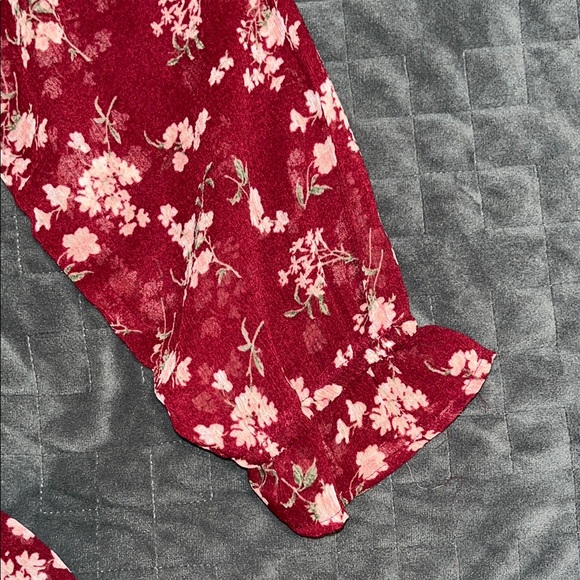 American Eagle Red Floral Dress - Picture 3 of 3